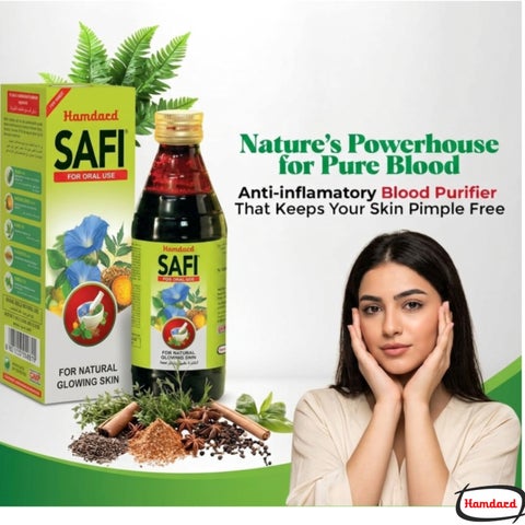 Hamdard Safi Blood Purifier Syrup for Healthy and Glowing Skin 500ml